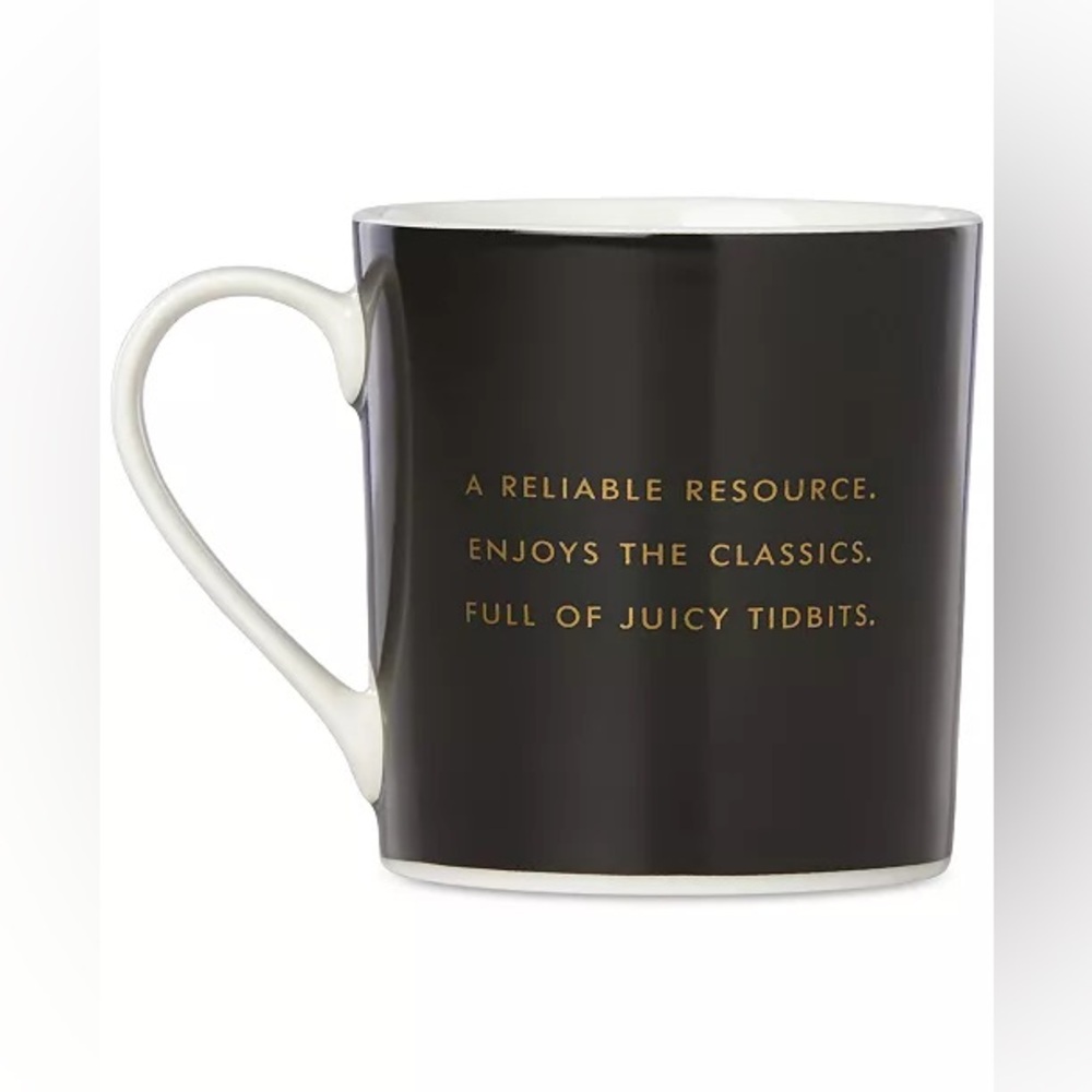 NEW kate spade Things We Love News Well-Read Tote Mug - Picture 2 of 6